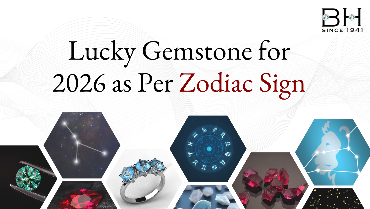 Lucky Gemstone for 2026 as per zodiac sign