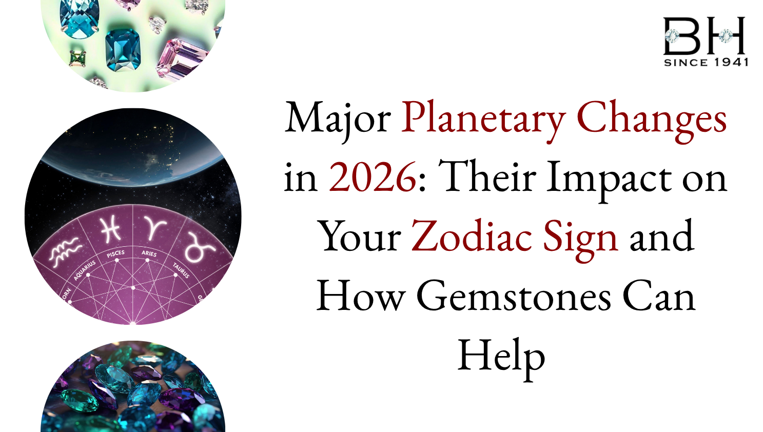 Major Planetary Changes in 2026: Their Impact on Your Zodiac Sign and How Gemstones Can Help