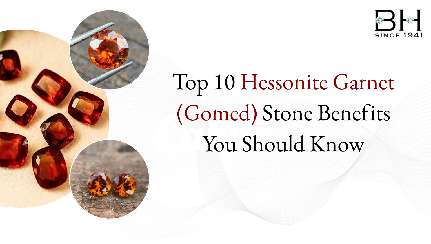 Hessonite Garnet (Gomed) Stone
